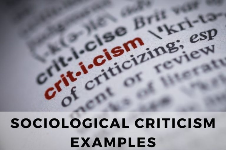 Sociological Criticism Examples